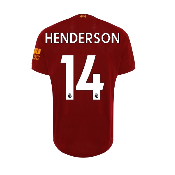 Liverpool home Jersey 19/20 14#Henderson